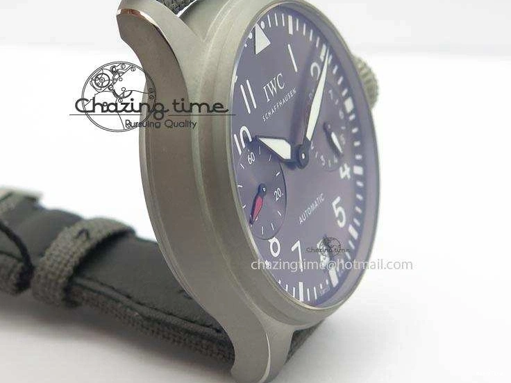 MIROTIME 0117 SunProtective Big Pilot Real PR IW500910 “Patrouille Suisse” ZF 1:1 Best Edition On Gray Nylon Strap 7278